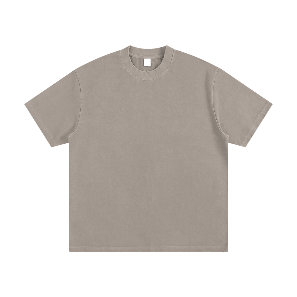 Heavyweight Vintage Washed Frayed T-Shirt
