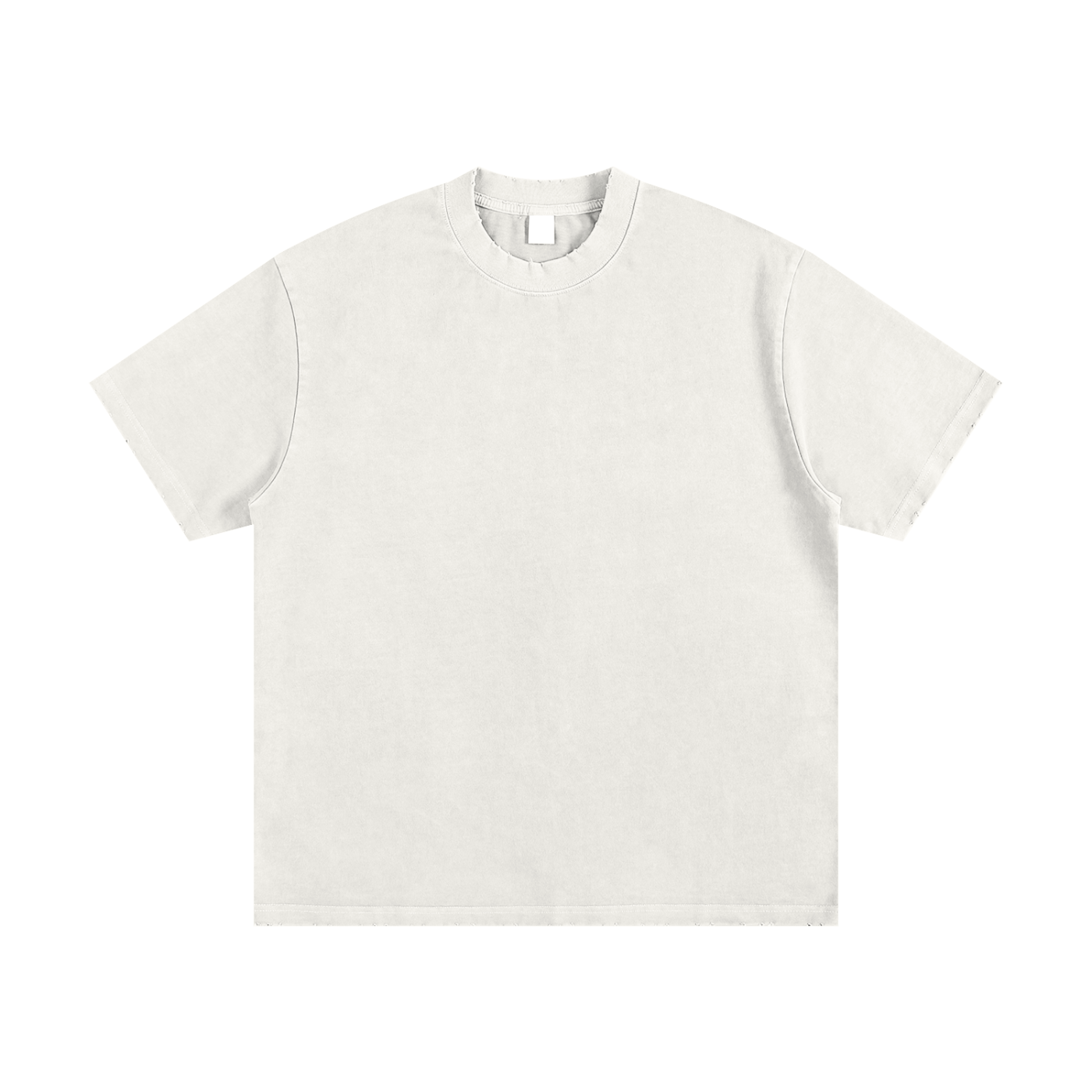 Heavyweight Vintage Washed Frayed T-Shirt