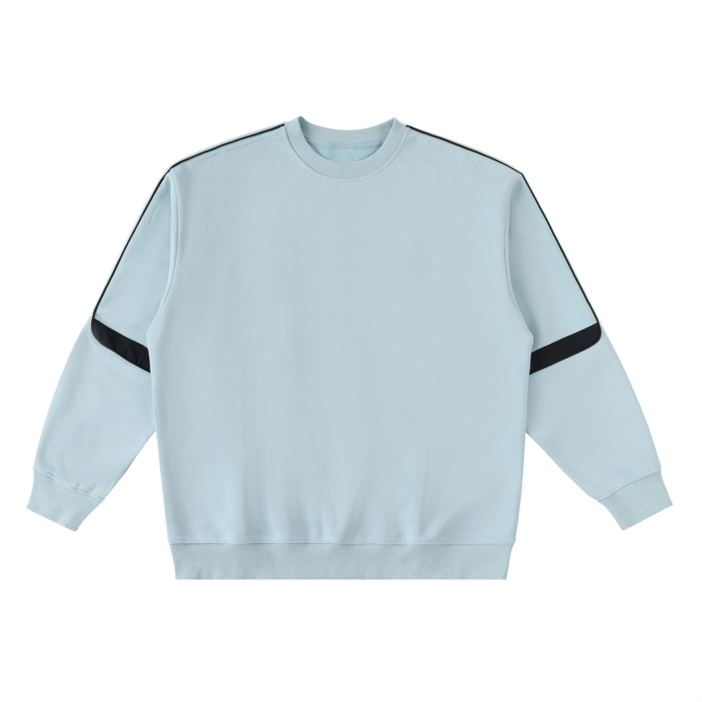 Oversized Crewneck Taped Sweatshirt
