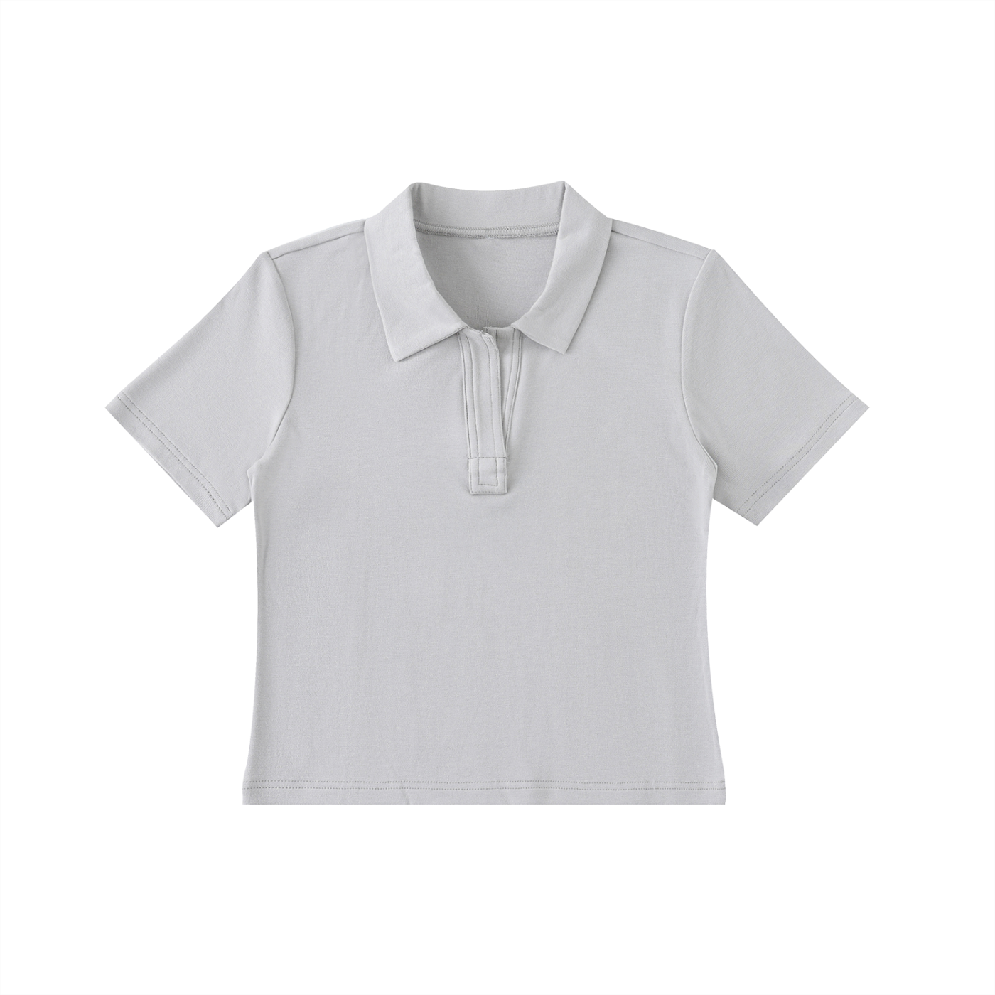 Bodycon Short Sleeve Polo Shirt