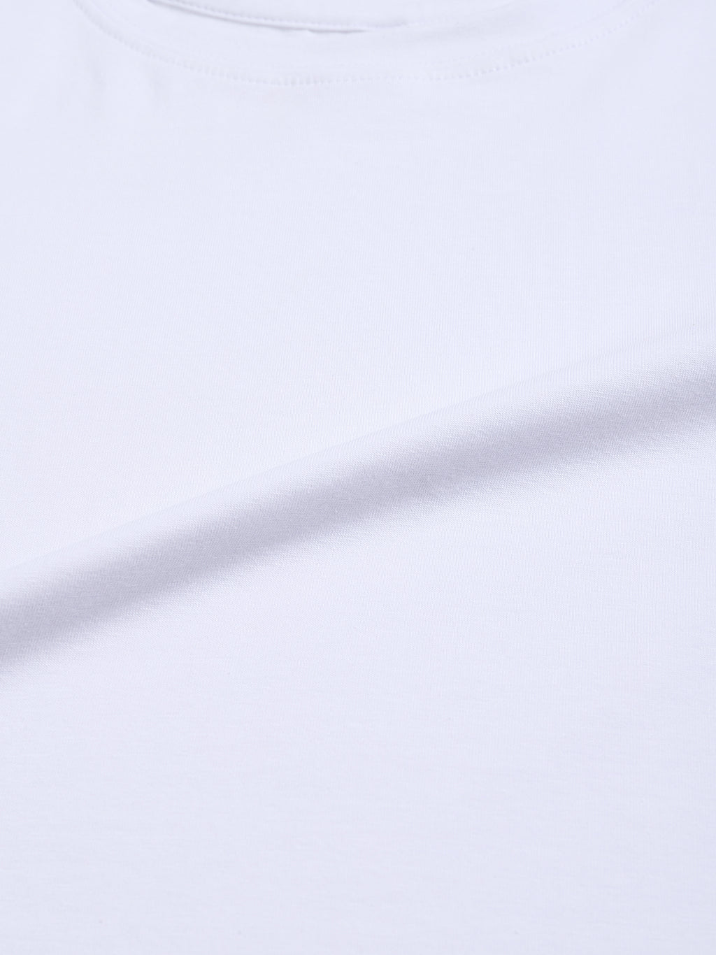 Fitted Crop Cotton T-Shirt