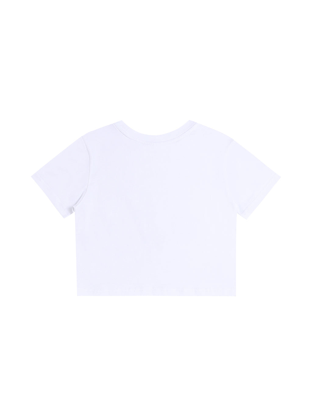 Fitted Crop Cotton T-Shirt