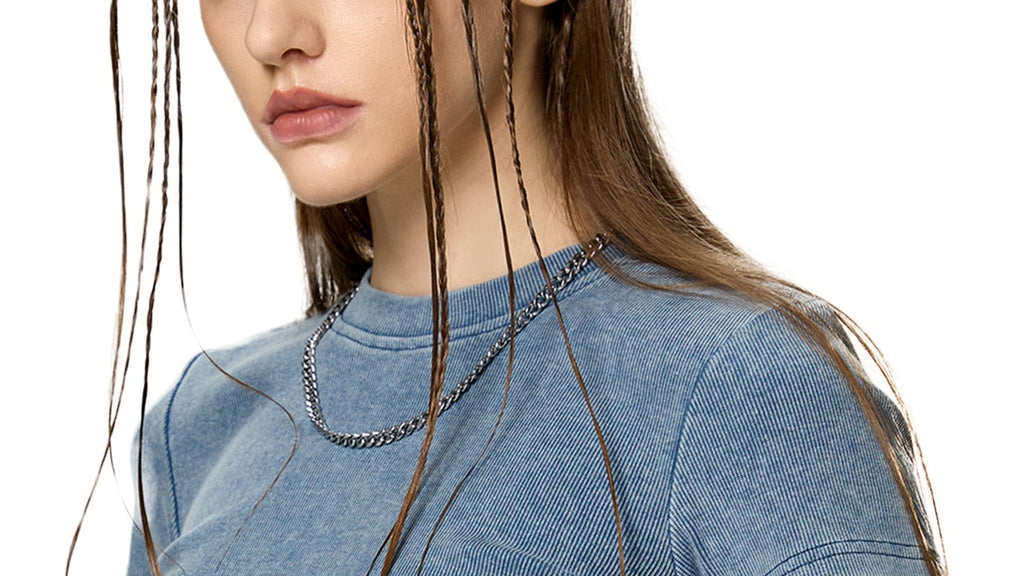 Vintage Washed Bodycon Cotton T-Shirt