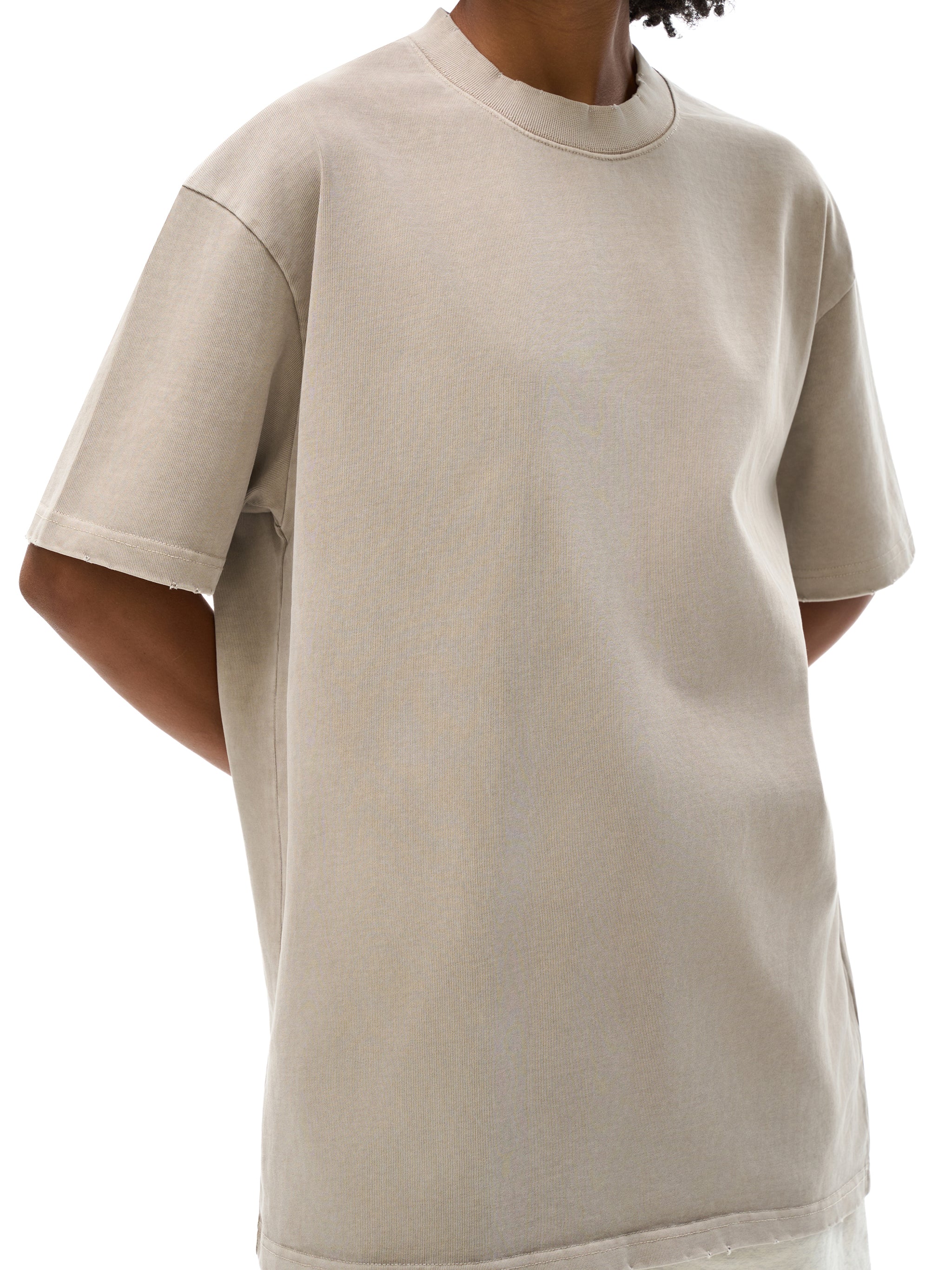 Heavyweight Vintage Washed Frayed T-Shirt