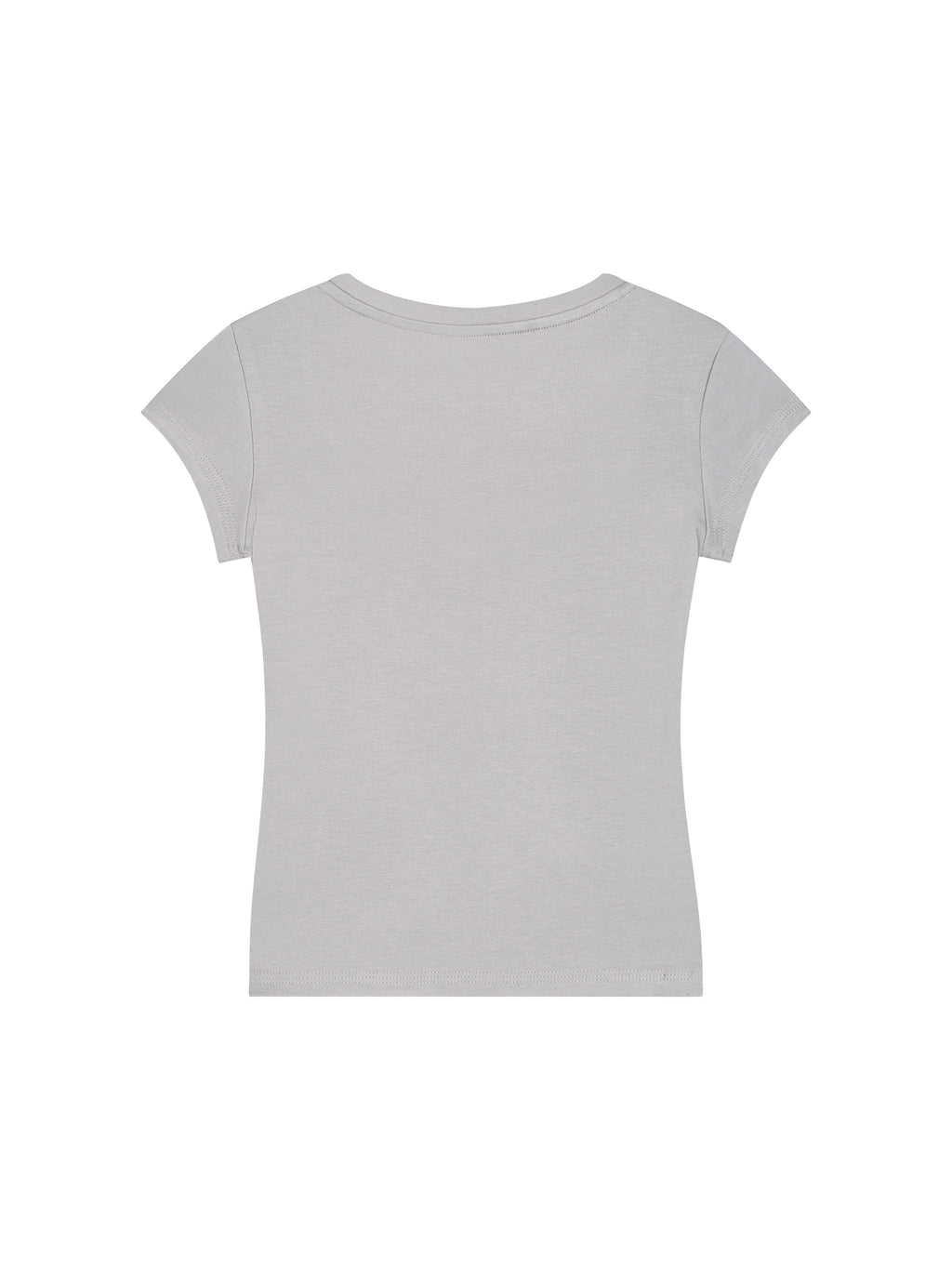 Essential V-Neck Bodycon T-Shirt