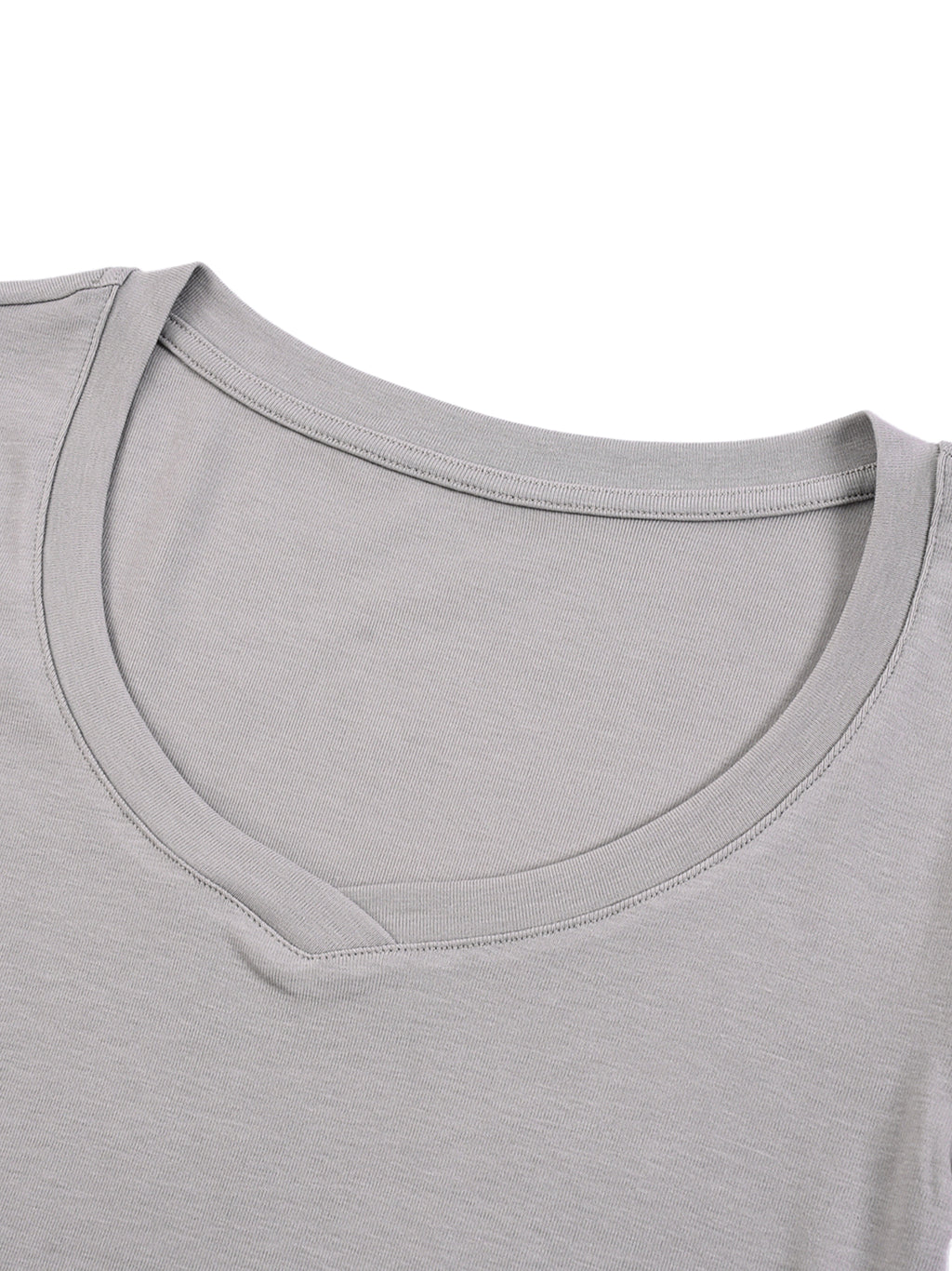 Essential V-Neck Bodycon T-Shirt