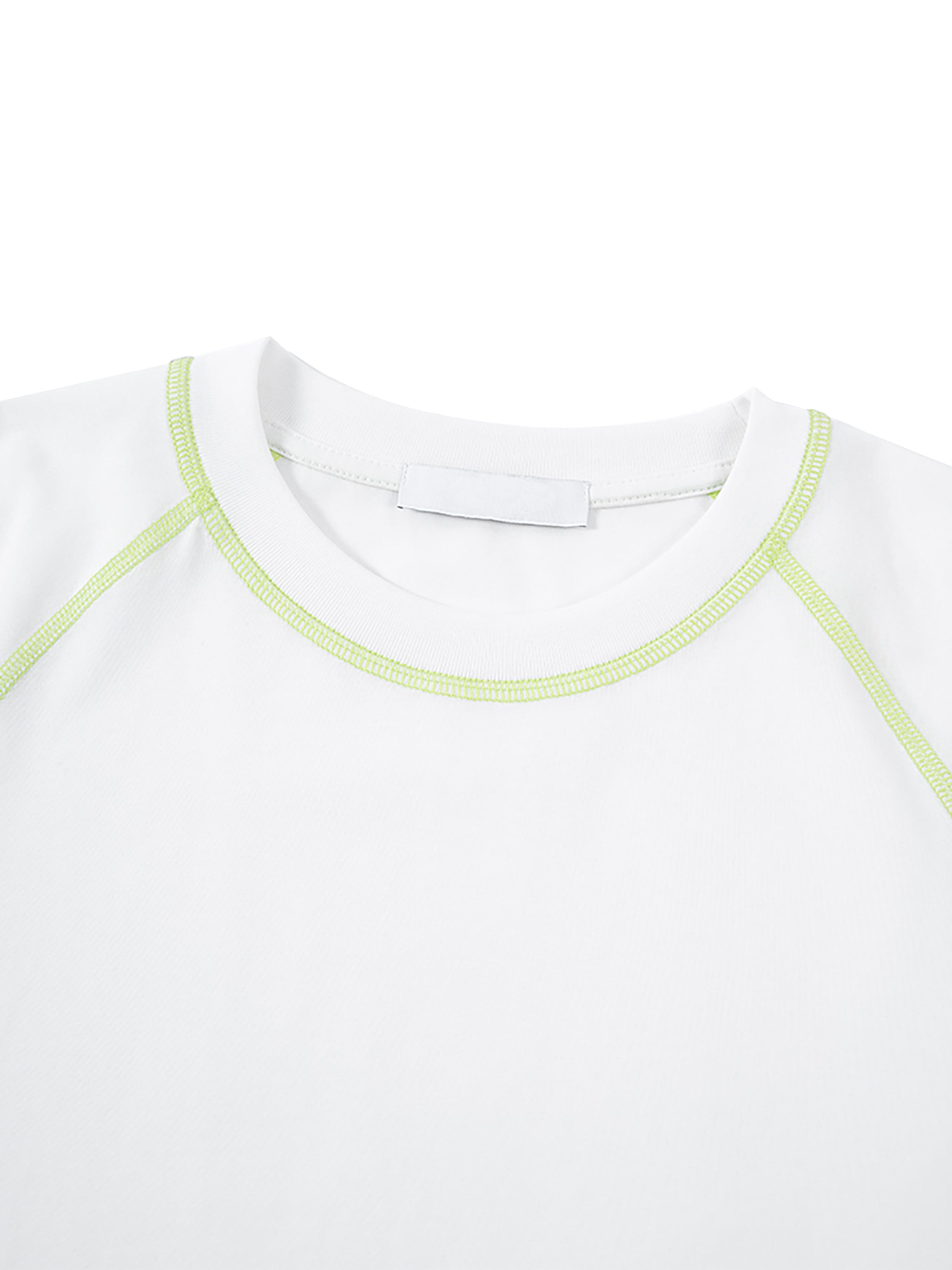 Loose Contrast-Stitched Kids' T-Shirt