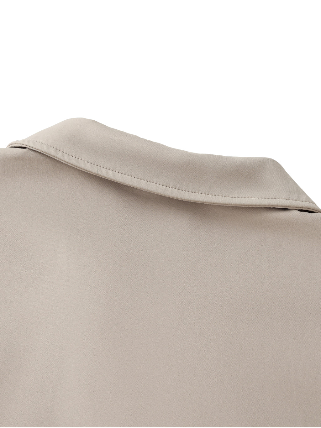 V-Neck Lapel Crop Top