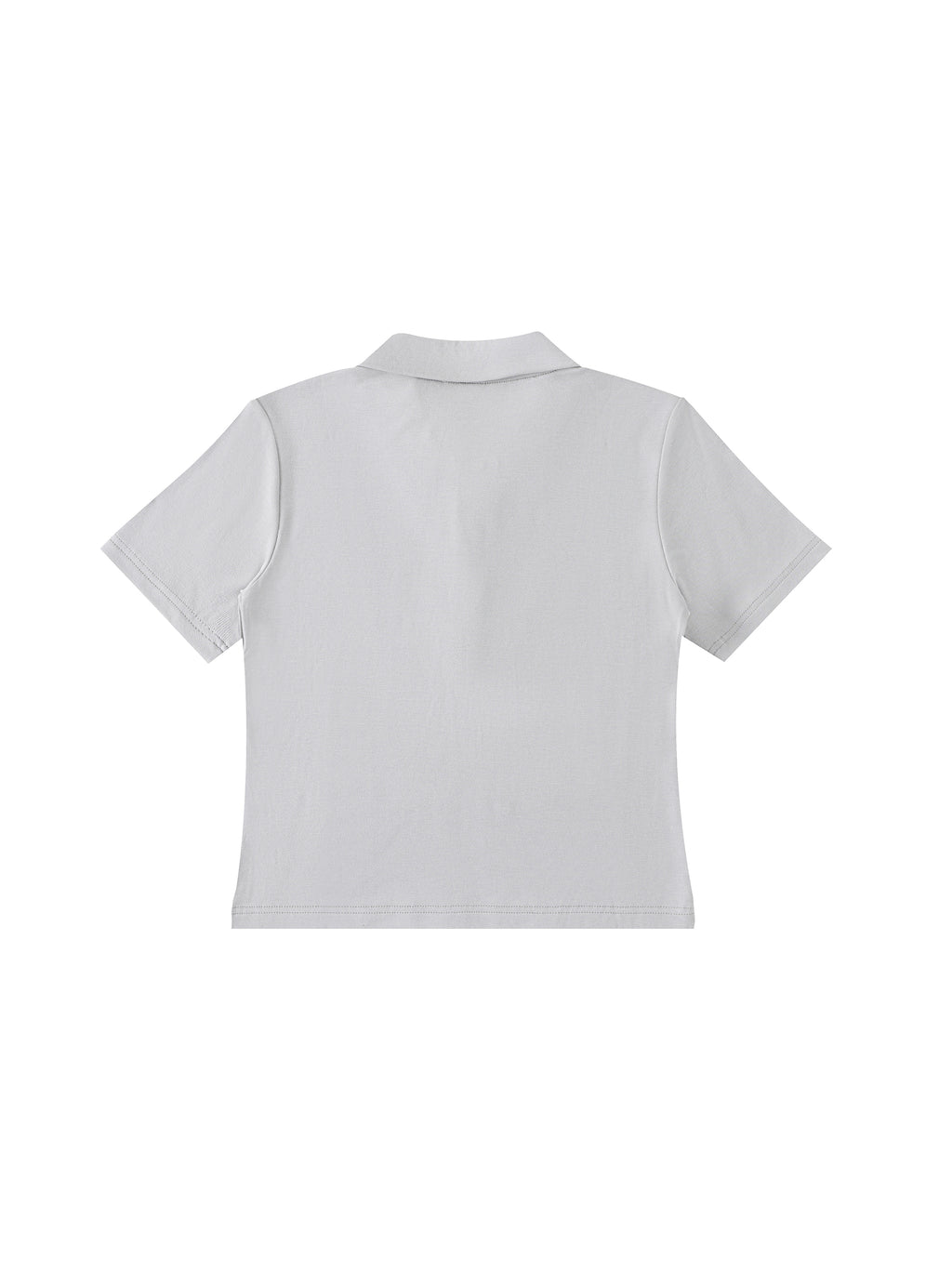 Bodycon Short Sleeve Polo Shirt