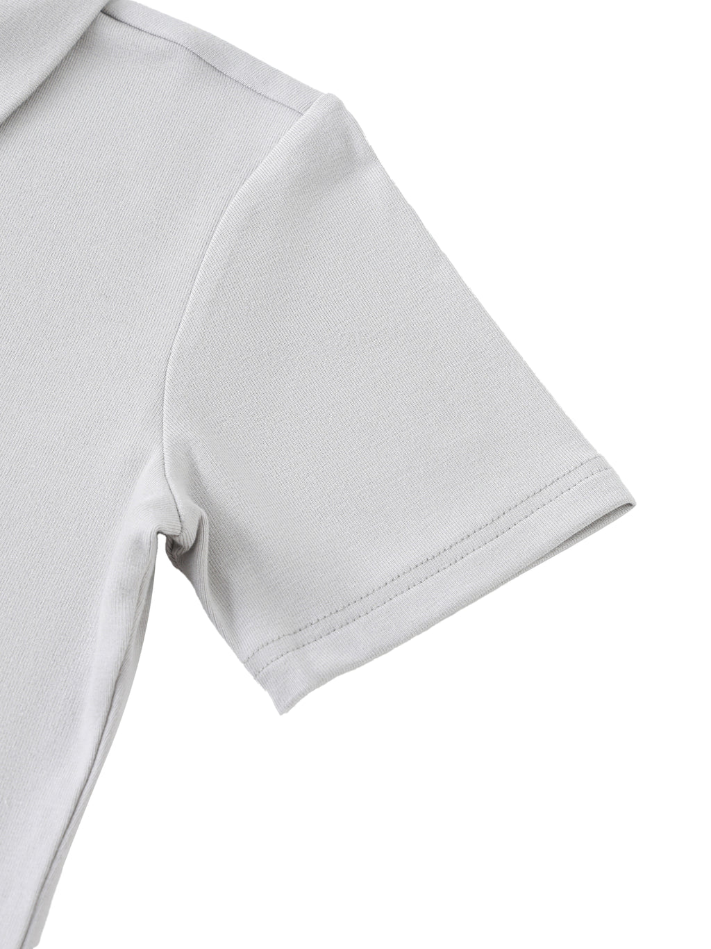 Bodycon Short Sleeve Polo Shirt