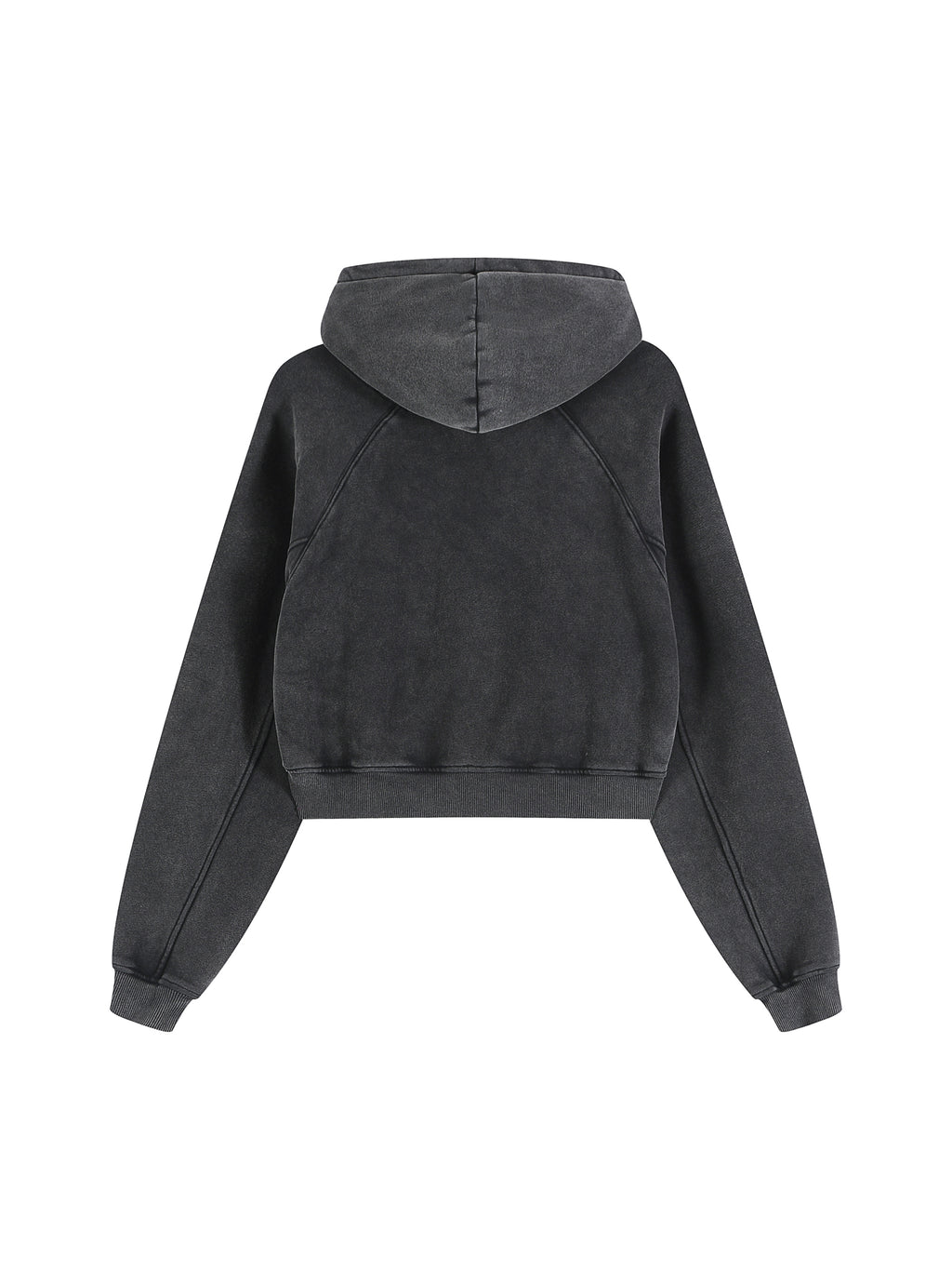 Snow Washed Cropped Hoodie