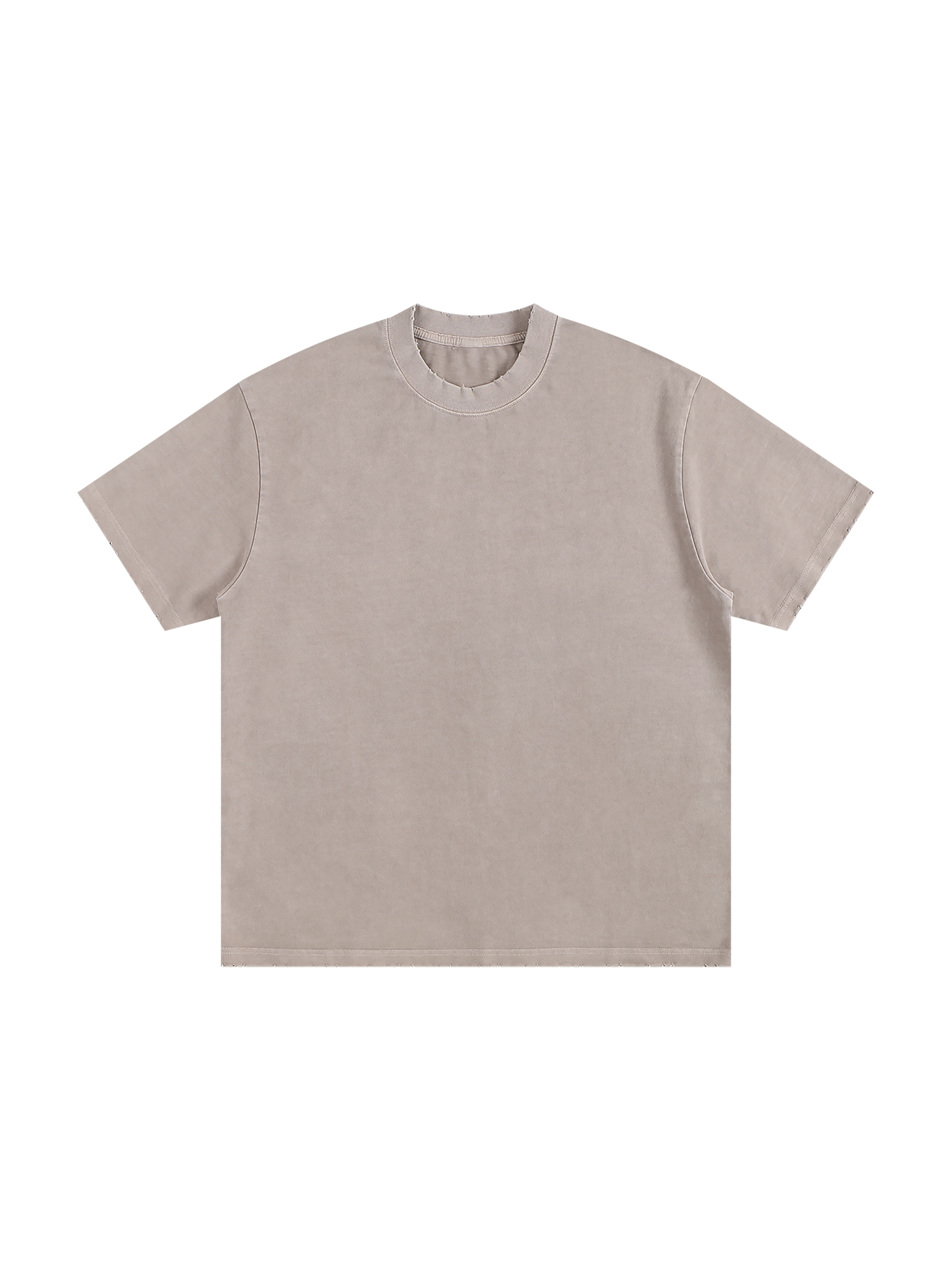Heavyweight Vintage Washed Frayed T-Shirt