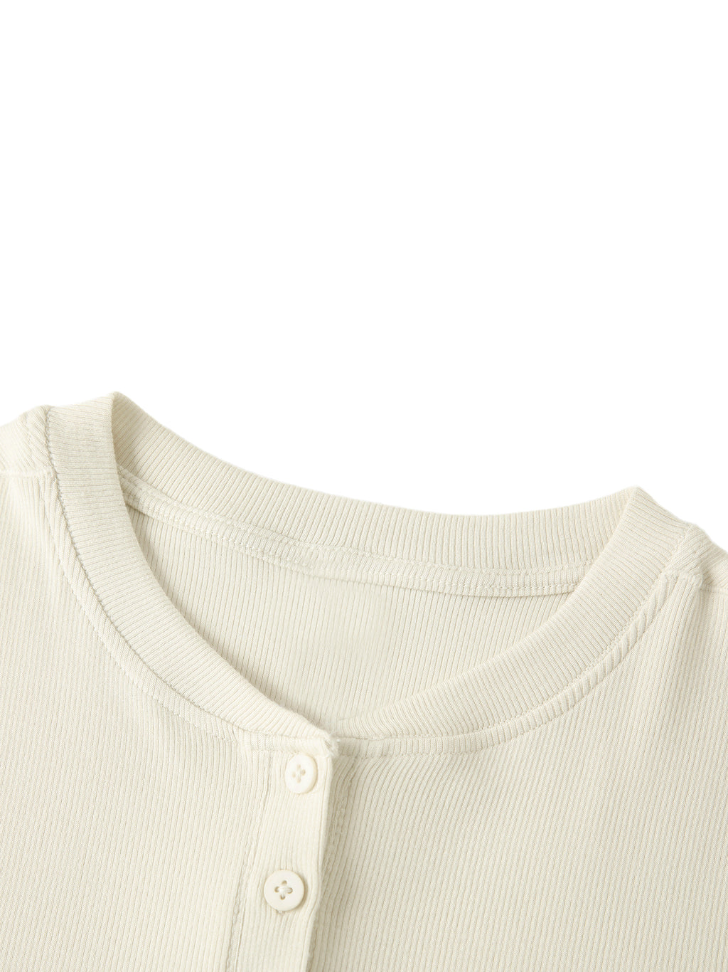 Modal Bodycon Henley Shirt